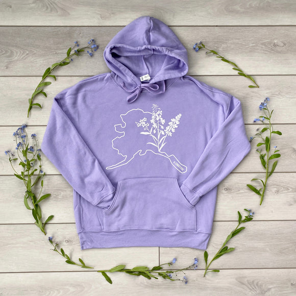 AK Wildflower Hoodie- Lavender
