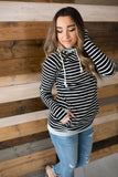DoubleHood™ Sweatshirt - Black Stripe