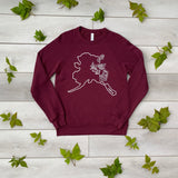 AK Wildberries Crew Sweatshirt- Maroon