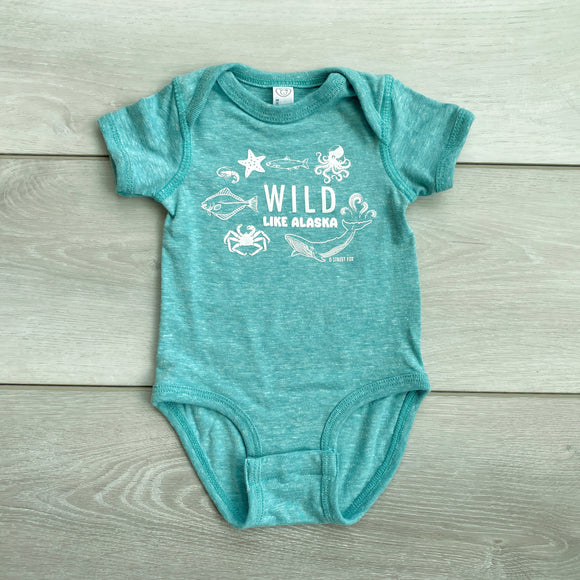 KIDS- WILD Like Alaska Onesie