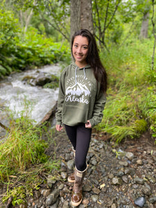 Life's Better in Alaska Hoodie, Green