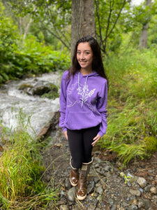 AK Wildflower Hoodie, Purple